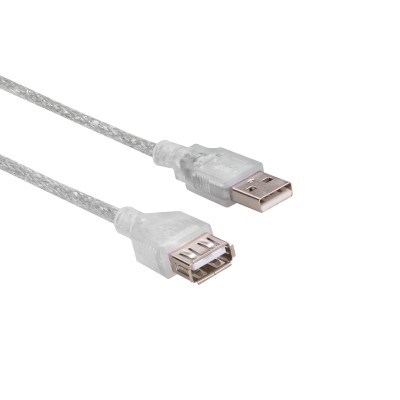 S-Link SL-AF2005 USB 2.0 5 Metre Şeffaf Uzatma Kablosu