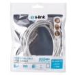 S-Link SL-U2015 1.5 Metre USB 2.0 Şeffaf Yazıcı Kablosu