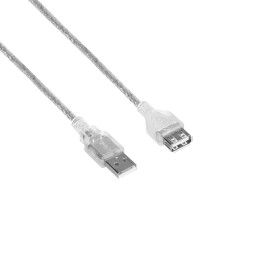 S-Link SL-AF2015 Usb 2.0 1.5 Metre Şeffaf Uzatma Kablosu