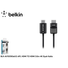 Belkin BLK-AV10090EB 12-APL Hdmi To Hdmi 3.6 Metre 4K