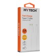 Hytech HY-X104 0.25 2A Type-C Beyaz Şarj Kablosu