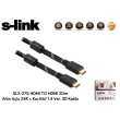 S-Link SLX-277 Hdmi To Hdmi 25 Metre Altın Uçlu 24K+Çip Setli